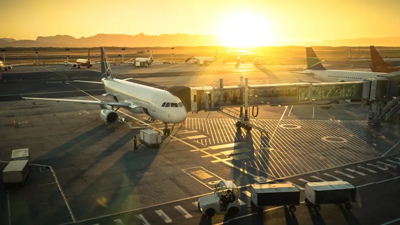 Airplane at airport